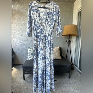 Jaase Bohemian Floral Jumpsuit size Large